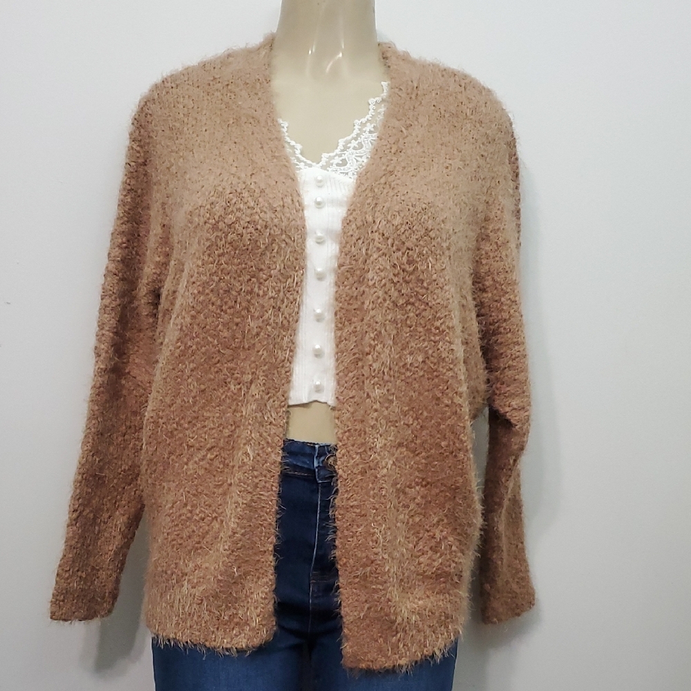 Love Tree Cozy Brown Women's Cardigan